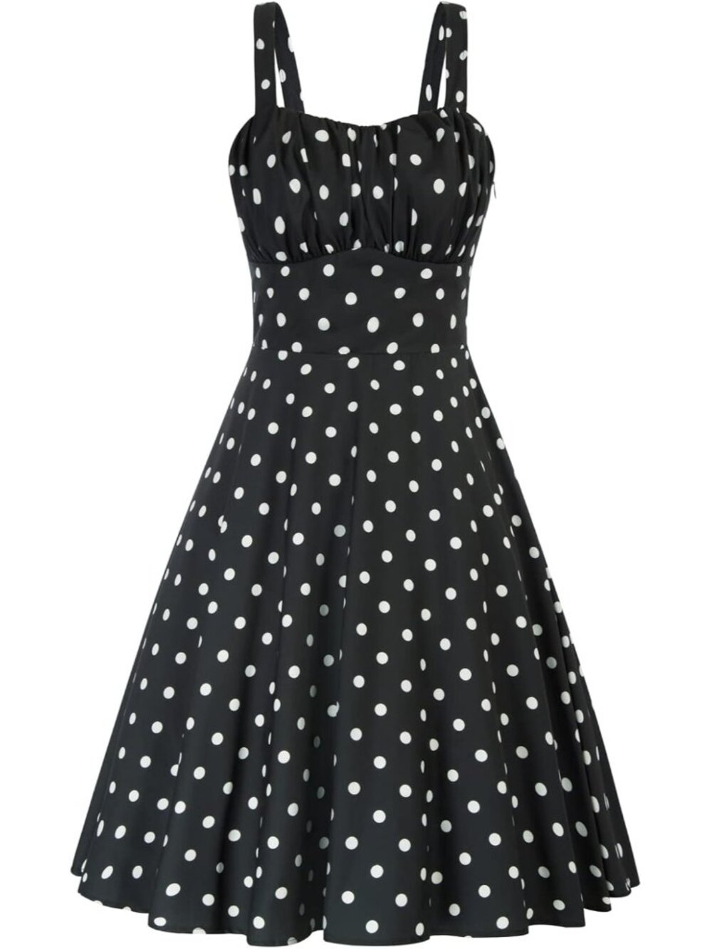 Womens Vintage A-line Midi Cocktail Party Dress